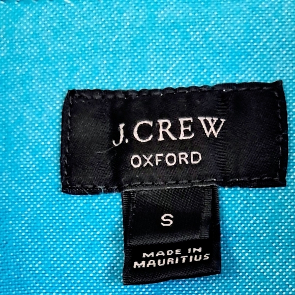 J. Crew Turquoise Casual Button-Down Shirt Size S Cotton - Picture 3 of 6